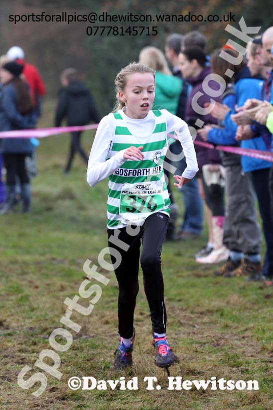 Under-13  girls NEHL, Aykley Heads, Durham. Photo: David T. Hewitson/Sports for All Pics